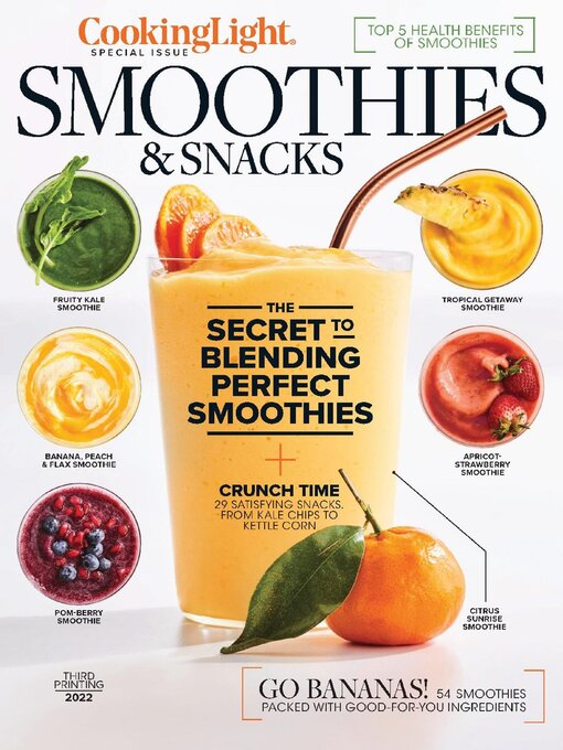 Title details for Cooking Light Smoothies & Snacks by Dotdash Meredith - Available